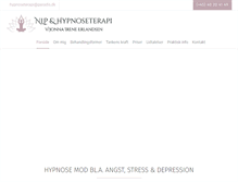 Tablet Screenshot of hypnoseterapi.dk